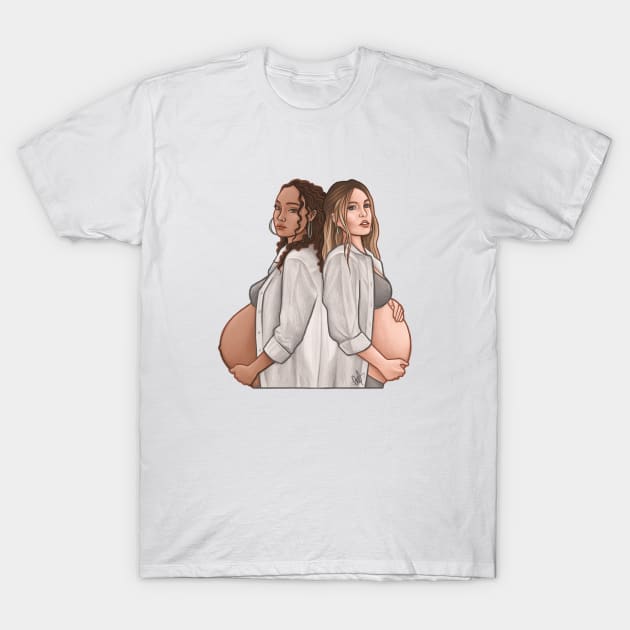 Mothers || Leigh and Perrie T-Shirt by CharlottePenn